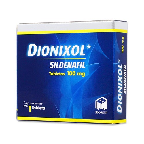 Sildenafil Biomep Dionixol 1 Tableta De 100 Mg 