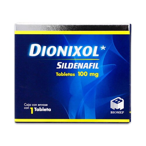Sildenafil Biomep Dionixol 1 Tableta De 100 Mg 
