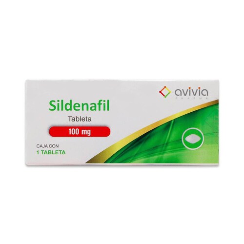 Sildenafil Avivia 1 Tableta De 100 Mg 