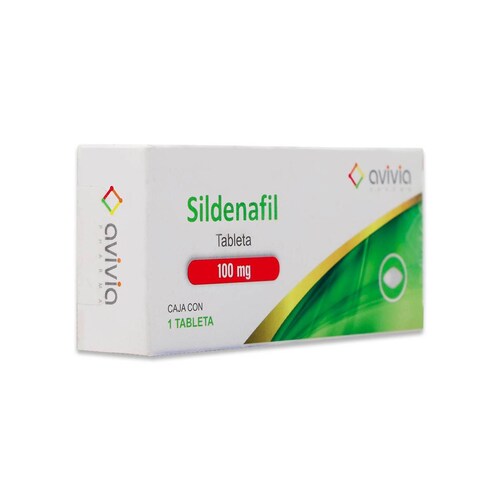 Sildenafil Avivia 1 Tableta De 100 Mg 