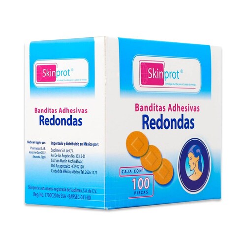 Bandita Adhesiva lomd Redonda 25Mm Cont 100 Pzas 