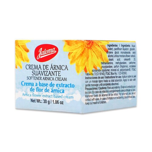 Crema De Árnica Jaloma Suavizante Tarro Con 30 G 