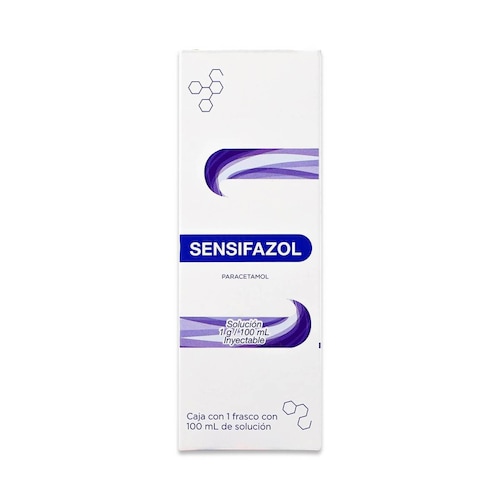 Sensifazol Jayor Paracetamol 1 G / 100 Ml Inyectable Frasco Con 100 Ml 
