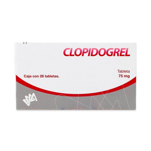 Clopidogrel Solara 28 Tabletas 75 Mg 