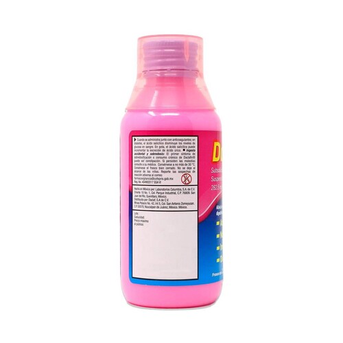 Medicamento  Daclaf Daclafin Subsalicilato De Bismuto, Suspensión 262.5 Mg / 15 Ml, Frasco Con 120 Ml 