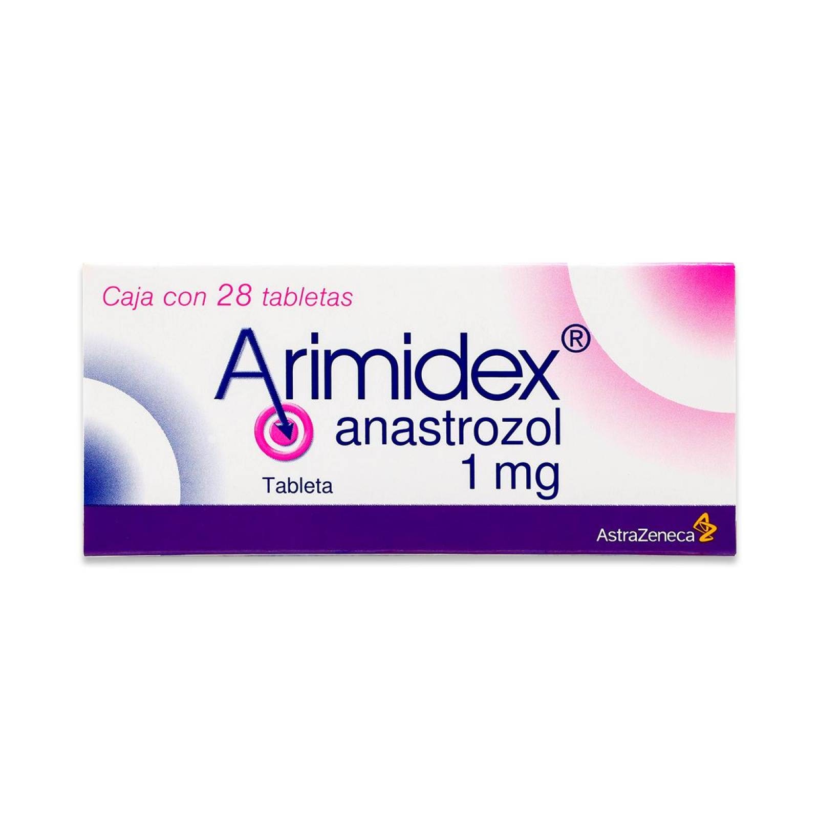Medicamento Arimidex Anastrozol 28 Tabletas 1mg Astrazeneca