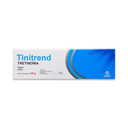Tratamiento tópico  Maver Tinitrend Tretinoina, Tubo Con 30 G 