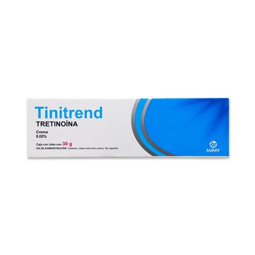 Tratamiento tópico  Maver Tinitrend Tretinoina, Tubo Con 30 G 