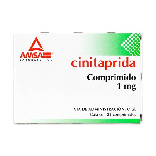 Medicamento Amsa Cinitaprida 25 Comp 1 Mg 