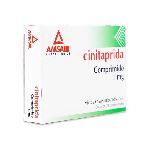 Medicamento Amsa Cinitaprida 25 Comp 1 Mg 