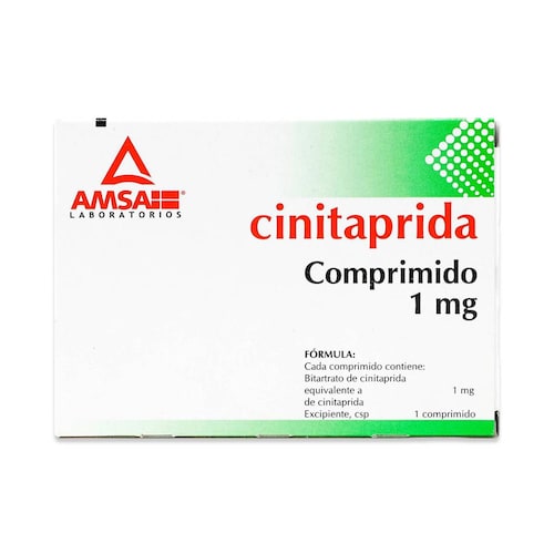Medicamento Amsa Cinitaprida 25 Comp 1 Mg 