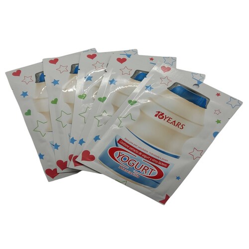 Paquete De 5 Piezas De Mascarilla Facial De Tela Con Extracto De Yogurt
