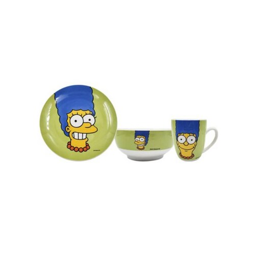 Vajilla De Los Simpsons De Porcelana 12 Piezas