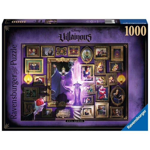 Rompecabezas Disney Villanos Evil Queen 1000 Piezas Ravensburger 