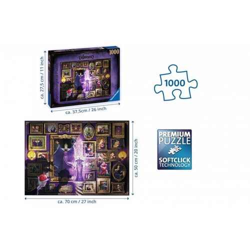 Rompecabezas Disney Villanos Evil Queen 1000 Piezas Ravensburger 