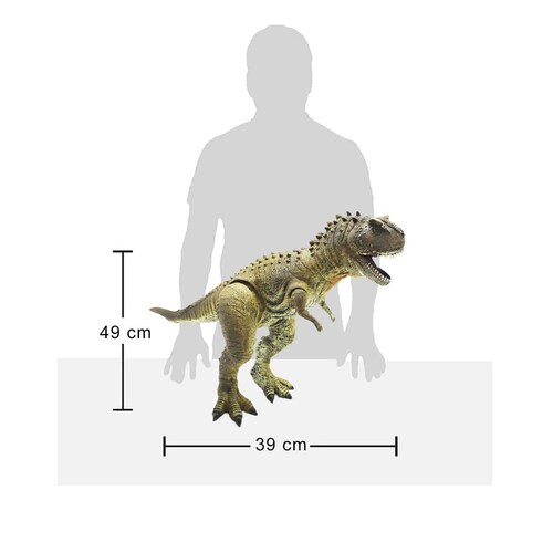 Carnotauro Grande Figura Gigante Dinosaurio Jurrasic 39x49 