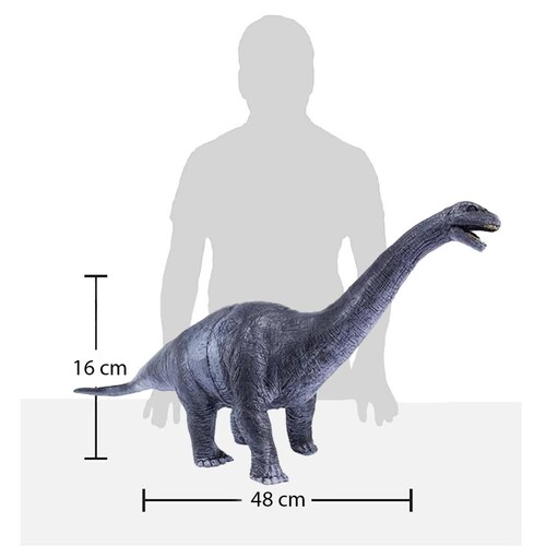 Cuello Largo Chico Figura Gigante Dinosaurio Jurrasic 16x48 