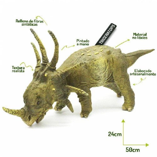 Triceratops Ii, Dinosaurio, Figura Realista, Juguete 