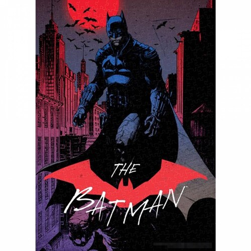 Rompecabezas Batman Brilla En La Oscuridad Pattinson 500 Pz .