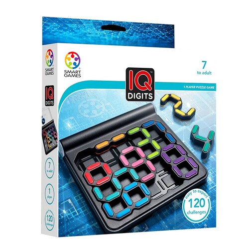 Juego De Destreza IQ Digits 120 Retos Lógica Smart Games 