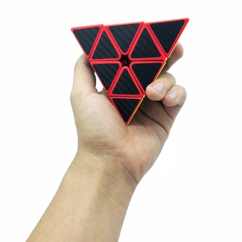 Rubik Pyraminx Carbon Fiber 3x3, Piramidal 
