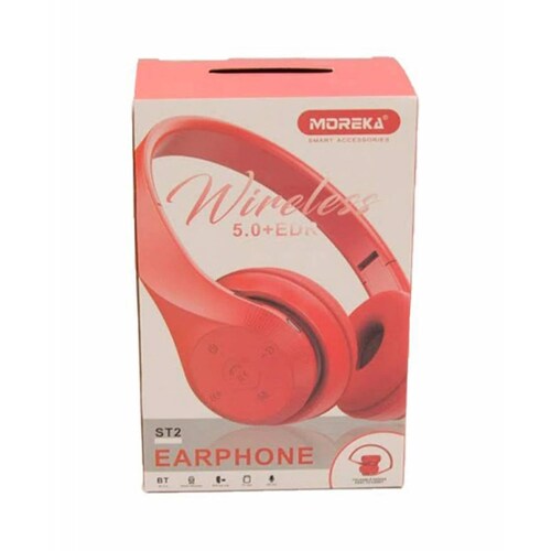 Diadema Moreka ST2,  Bluetooth, Micro SD, Aux, Radio.