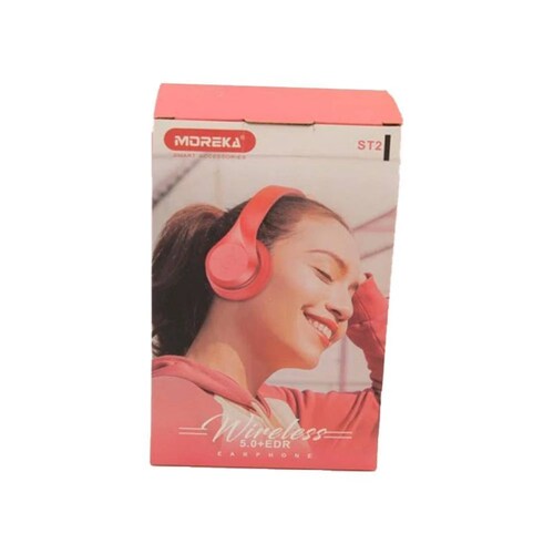 Diadema Moreka ST2,  Bluetooth, Micro SD, Aux, Radio.