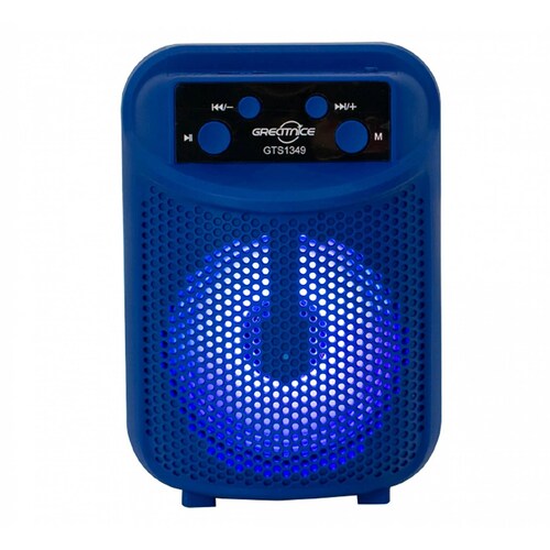 Bocina OEM GTS-1349, Bluetooth, Micro SD, USB de 3 pulgadas LED