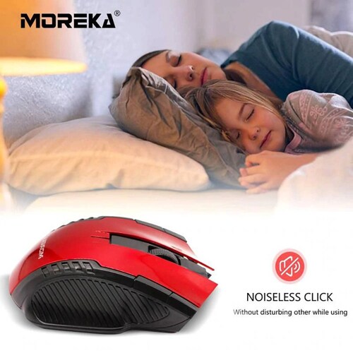Mouse, Moreka MW-05, Inalámbrico, USB