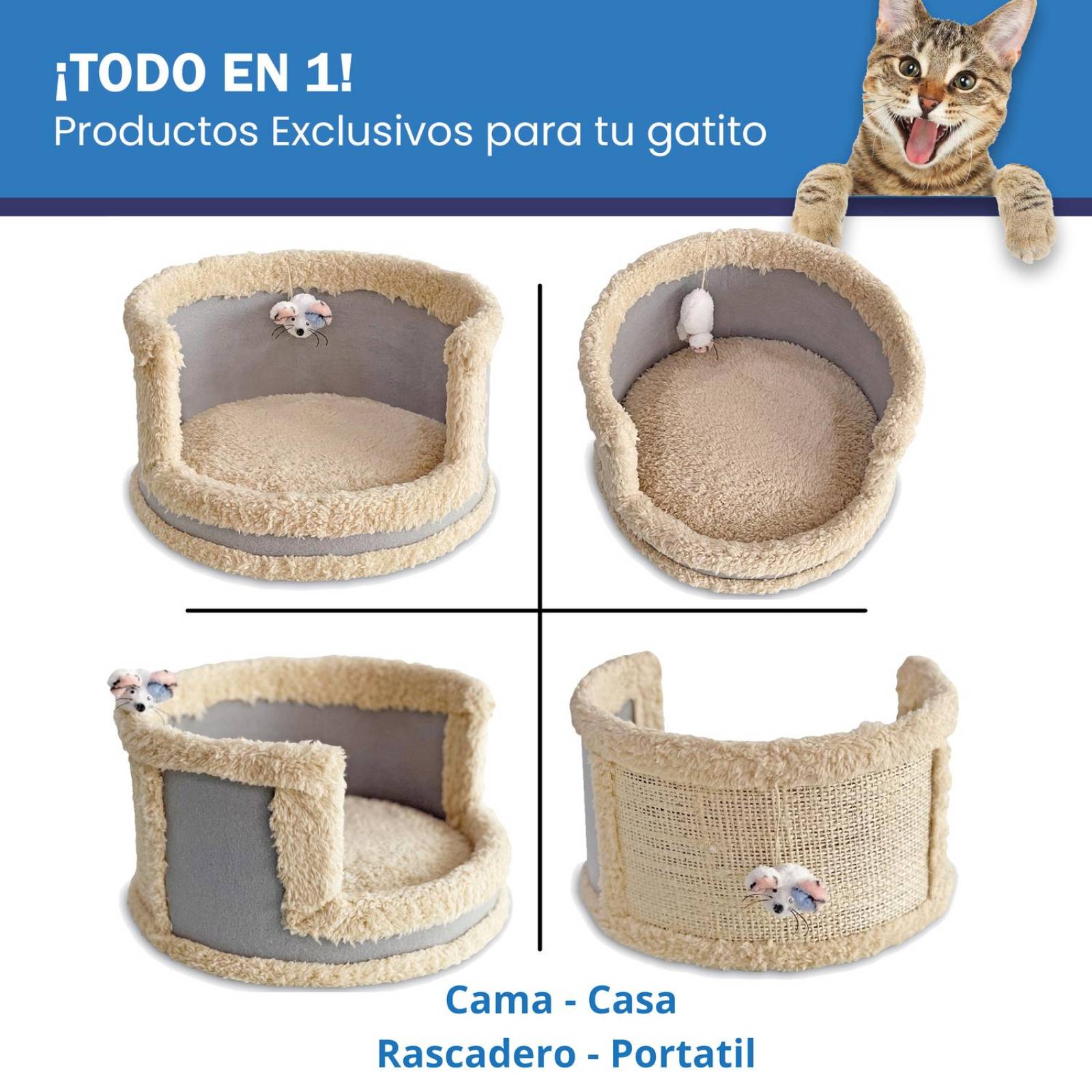 Cama gato 2024 zooplus