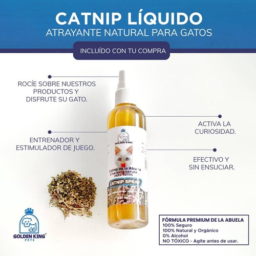 Cama Rascador Casa para Gatos Mexicano Incluye Catnip GRIS CLARO mini jumbo
