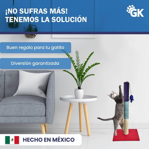Juguete Arbol Rascadero para Gatos 52cm Sisal 100% Natural Cancun 52 CM