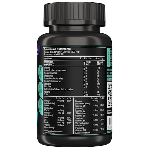 Men Multivitamin 60 capsulas para Hombre con Vitaminas y Minerales. 