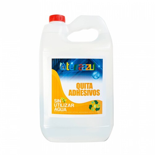 QUITA ADHESIVOS ENVASE DE 4lt - TIERRA AZUL - ECOLOGICO