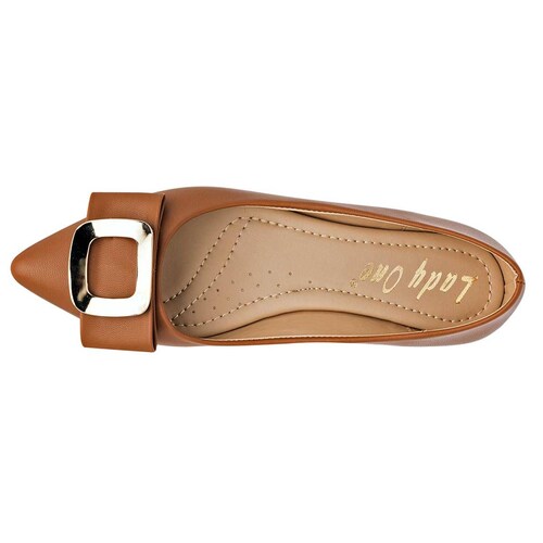 FLATS de Lady one Para Mujer en CAMEL NW2375 T4.