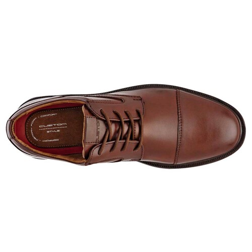 ZAPATO VESTIR de Negro total Para Hombre Cafe 3651 T5