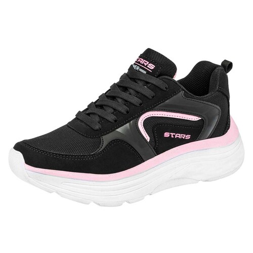 TENIS de Stars of the world Para Mujer en Negro 102122 T6