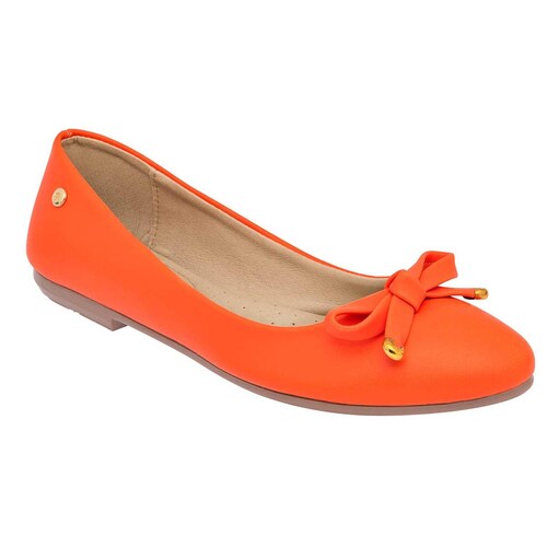 FLATS CON MOÑO de Moramora Para Mujer en Naranja 11316857 T6