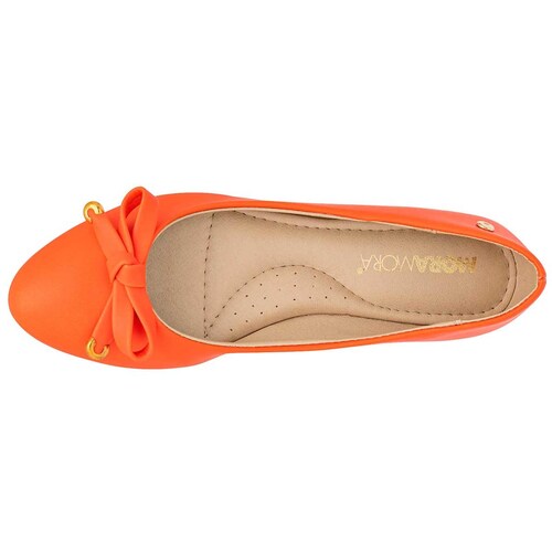 FLATS CON MOÑO de Moramora Para Mujer en Naranja 11316857 T6
