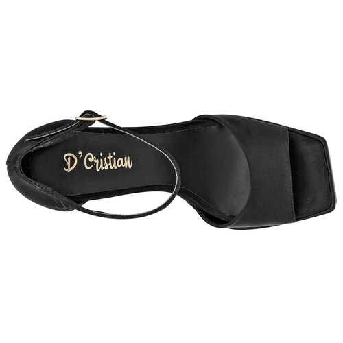ZAPATILLA PUNTA CUADRADA de Dcristian Para Mujer en Negro 1112 T6