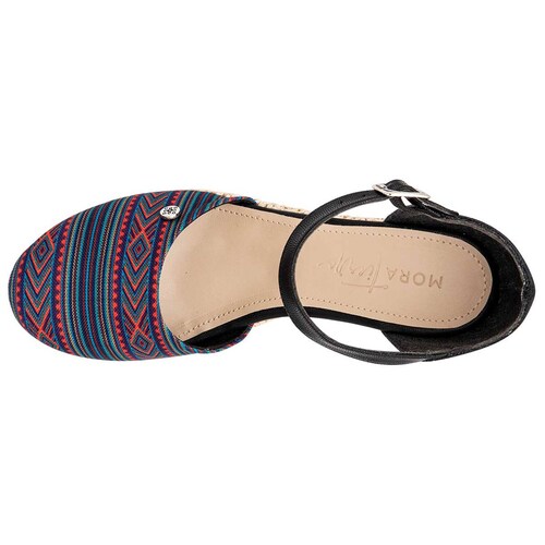 PLATAFORMA SEMIABIERTA de Mora tierra Para Mujer en Negro 1125412 T6