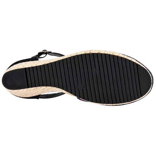 PLATAFORMA SEMIABIERTA de Mora tierra Para Mujer en Negro 1125412 T6