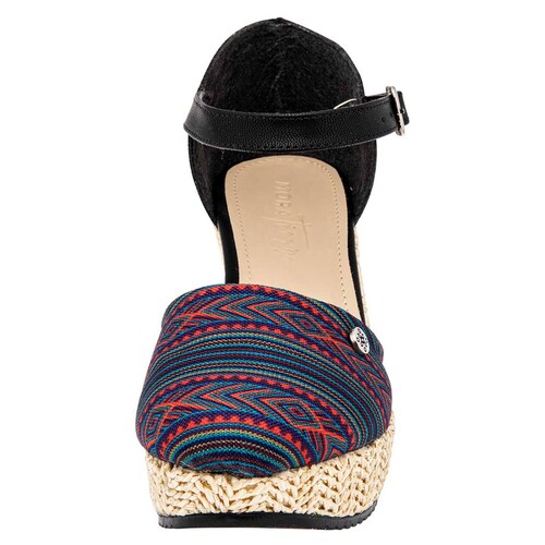PLATAFORMA SEMIABIERTA de Mora tierra Para Mujer en Negro 1125412 T6