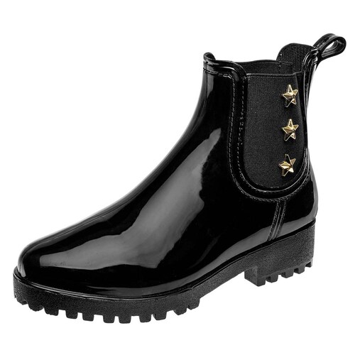 BOTA DE LLUVIA de Top moda Para Niña en Negro 2670 T6