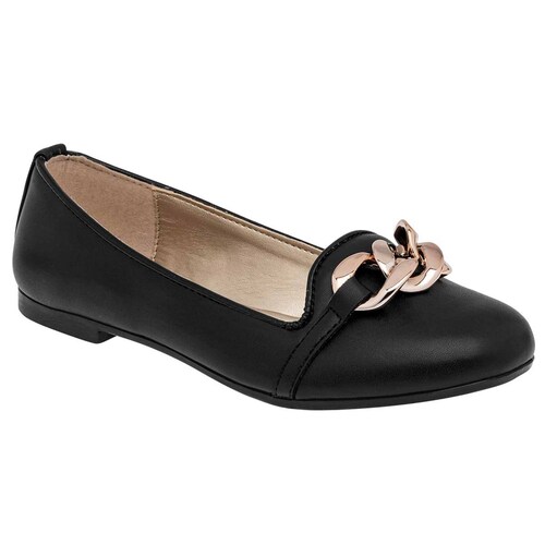 FLATS de Tropicana Para Niña en Negro 97730 T6