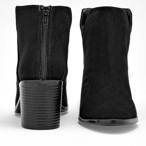 BOTA DE PUNTA TACON CUADRADO de Been class Para Mujer Negro 17343 T7
