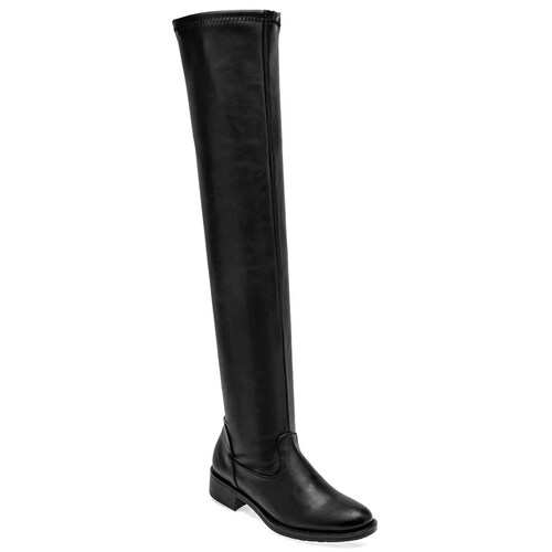 BOTA LARGA DE PISO de Catalina Para Mujer Negro 9045 T7