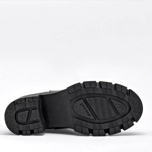 BOTA CON ELASTICO Y  PLATAFORMA de Green love Para Mujer Negro 93151 T7