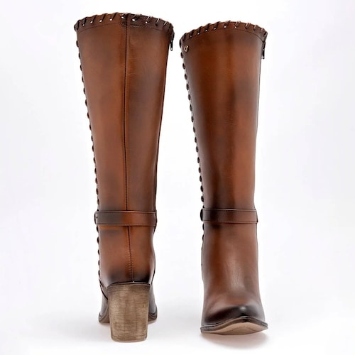 BOTA VAQUERA LARGA de Moramora Para Mujer Cafe 1103082 T7.