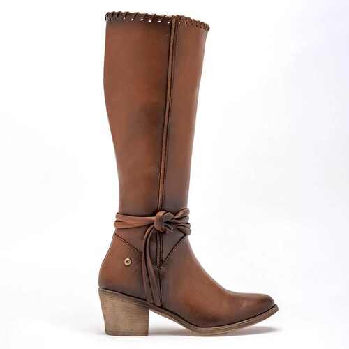 BOTA VAQUERA LARGA de Moramora Para Mujer Cafe 110886 T7